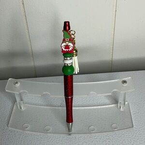 Festive Red and Green Pen